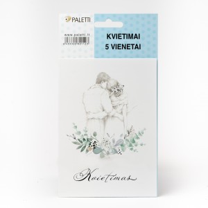 Kvietimų rinkinys( 5 vnt.)