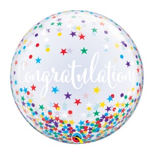 Bubble balionas Congratulations
