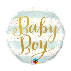Apvalus folijos balionas Baby Boy
