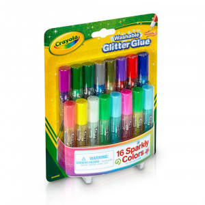 Mini blizgančių klijų rinkinys 16 vnt.