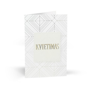 Kvietimų rinkinys, 5 vnt.