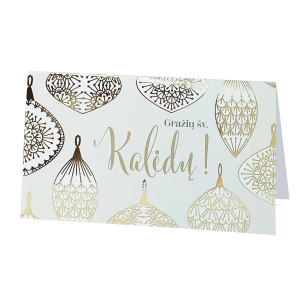 Kalėdinis atvirukas su voku