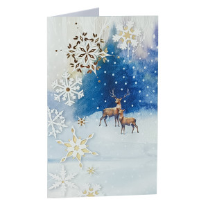 Kalėdinis atvirukas su voku