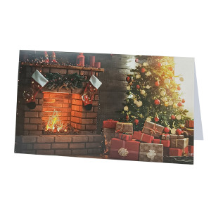 Kalėdinis atvirukas su voku