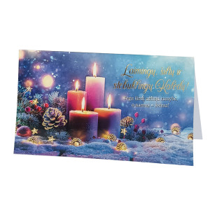 Kalėdinis atvirukas su voku