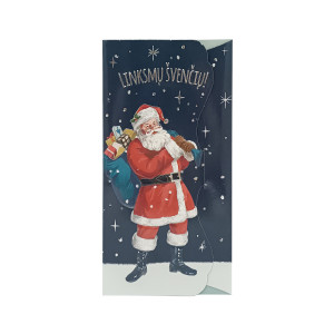 Kalėdinis atvirukas pinigams