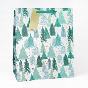 Kalėdinis dovanų maišelis didelis - kraftinis