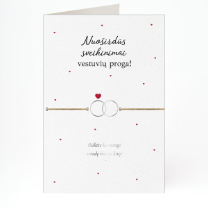 Aplinkai draugi&scaron;kas atvirukas su voku